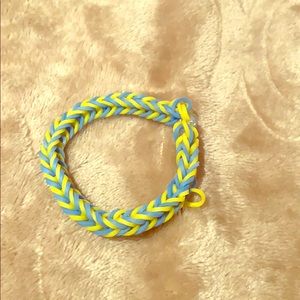 Rubber band bracelet.